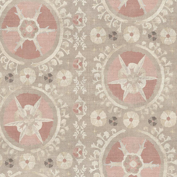 Wallpaper Fleurus Wallpaper Sample // Light Pink 8 x 10 