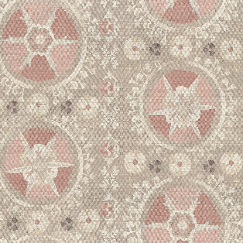 Wallpaper Fleurus Wallpaper Sample // Light Pink 8 x 10 