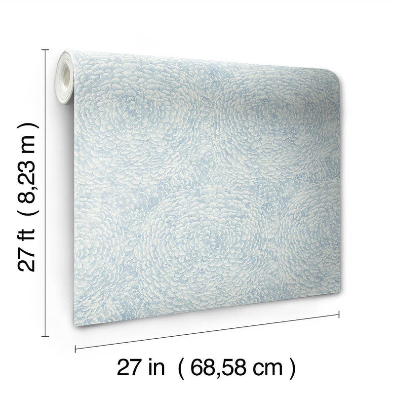 Wallpaper Floret Wallpaper // Blue 