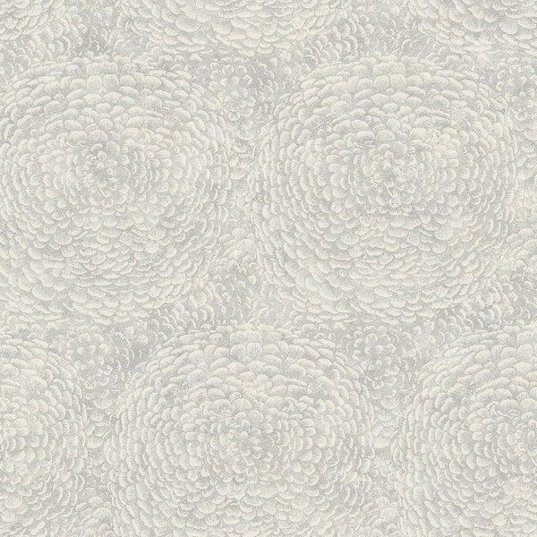 Wallpaper Floret Wallpaper // Grey 