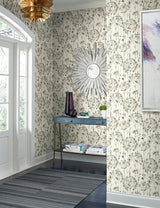 Wallpaper Flourish Peel & Stick Wallpaper // Beige 