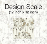 Wallpaper Flourish Peel & Stick Wallpaper // Beige 