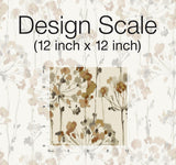 Wallpaper Flourish Wallpaper // Cream & Gold Metallic 