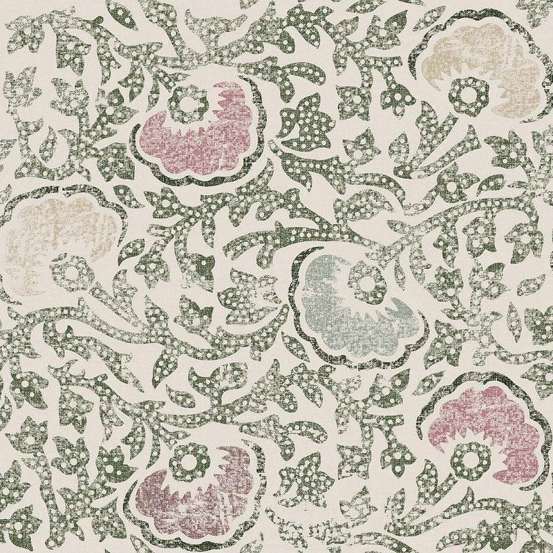 Wallpaper Fontaine Wallpaper Sample // Multicolor 8 x 10 