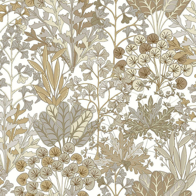 Wallpaper Forest Floor Wallpaper Sample // Neutral 8 x 10 