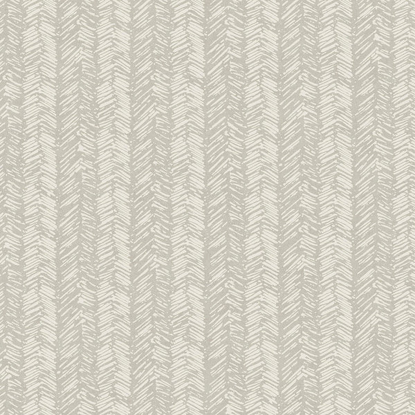 Wallpaper Fractured Herringbone Wallpaper // Light Brown 