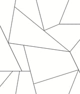 Wallpaper Fractured Prism Peel & Stick Wallpaper // Black 