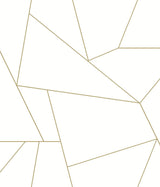 Wallpaper Fractured Prism Peel & Stick Wallpaper // Gold 