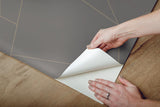 Wallpaper Fractured Prism Peel & Stick Wallpaper // Grey 