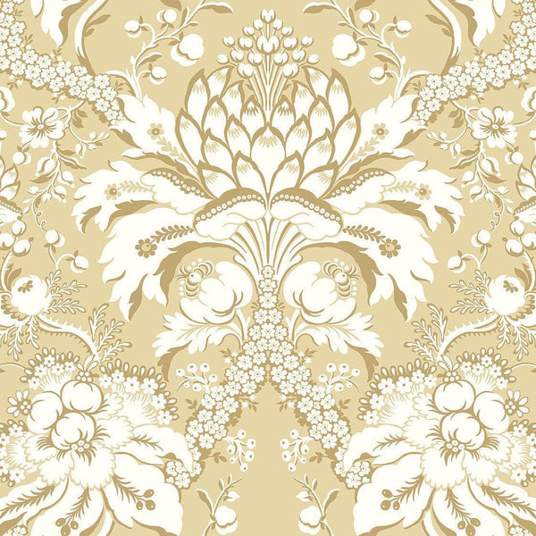 Wallpaper French Artichoke Dam Wallpaper // Yellow 