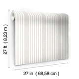 Wallpaper French Linen Stripe Wallpaper // Soft Linen 