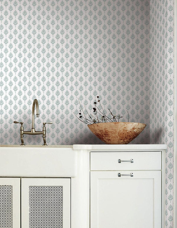 Wallpaper French Scallop Wallpaper // Light Grey 