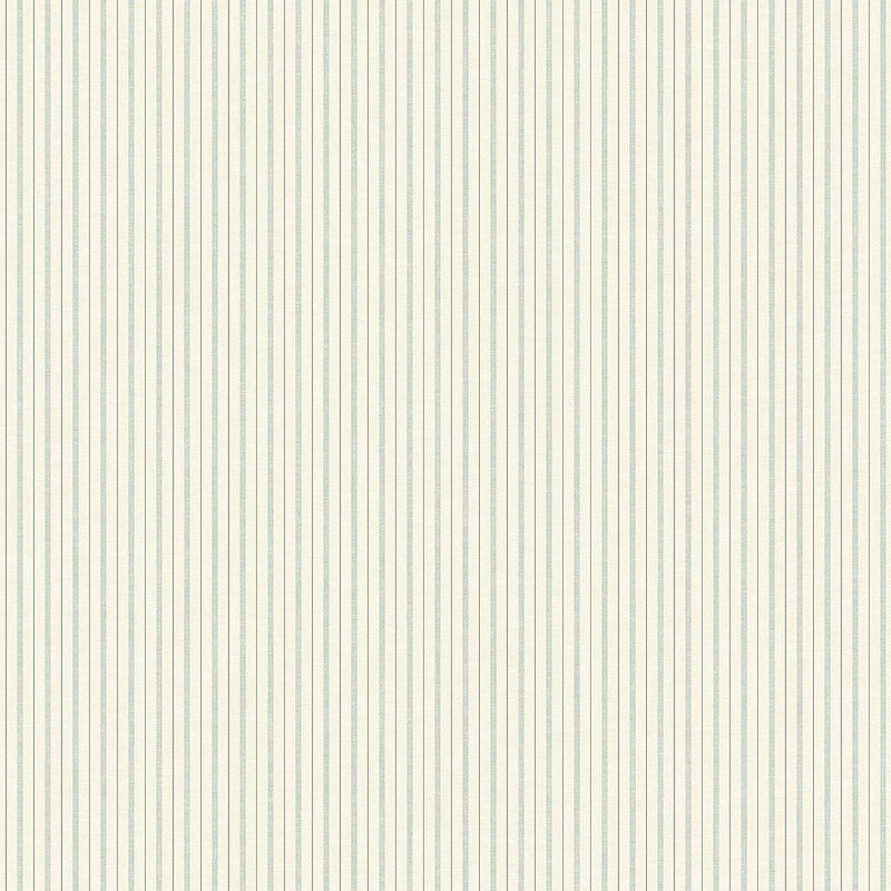 Wallpaper French Ticking Wallpaper Sample // Light Blue 8 x 10 