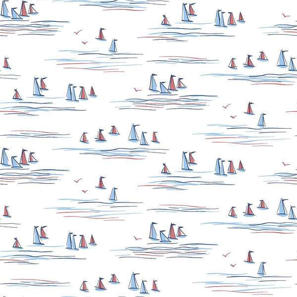 Wallpaper Full Sails Wallpaper // Blue & Red 