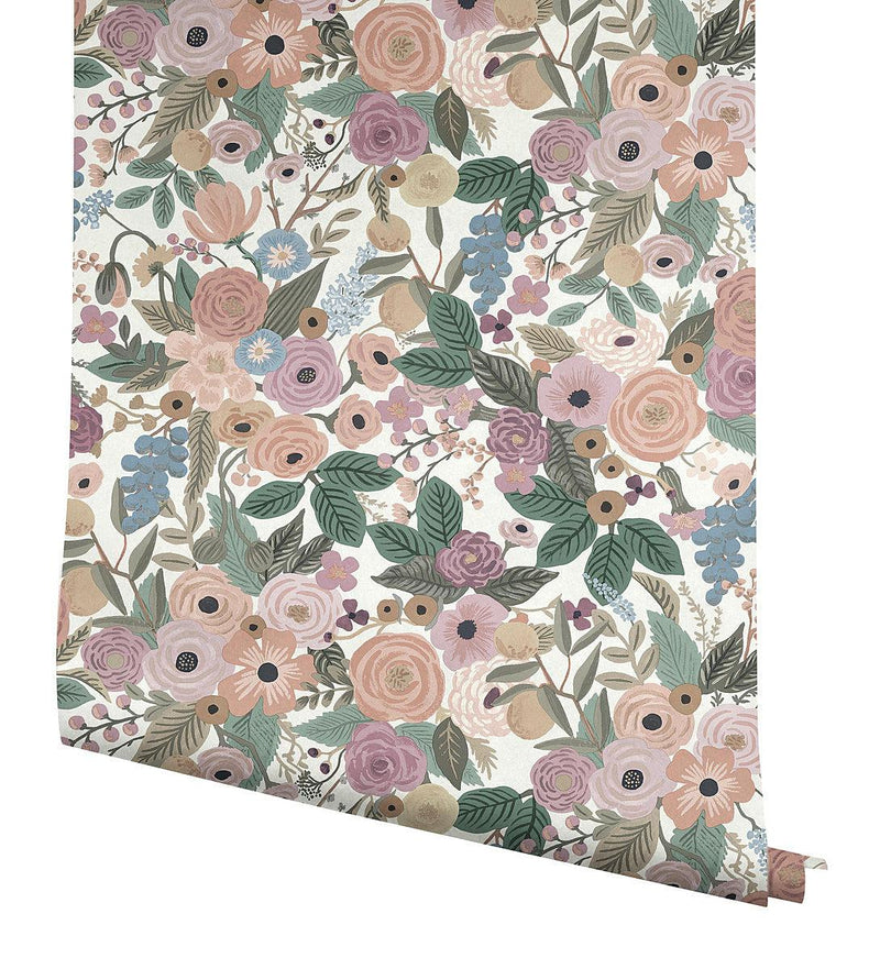 Wallpaper Garden Party Peel & Stick Wallpaper // Blush Multi 
