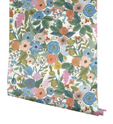 Wallpaper Garden Party Peel & Stick Wallpaper // Cobalt Multi 