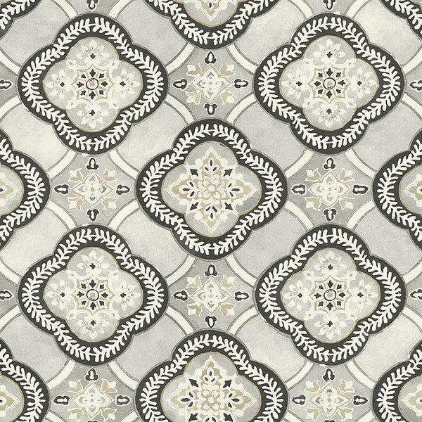 Wallpaper Garden Trellis Wallpaper // Onyx 