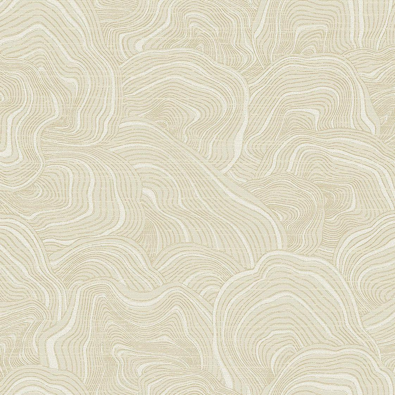 Wallpaper Geodes Wallpaper Sample // Cream 8 x 10 