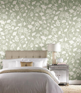 Wallpaper Gingko Trail Wallpaper // Green 