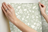 Wallpaper Gingko Trail Wallpaper // Green 