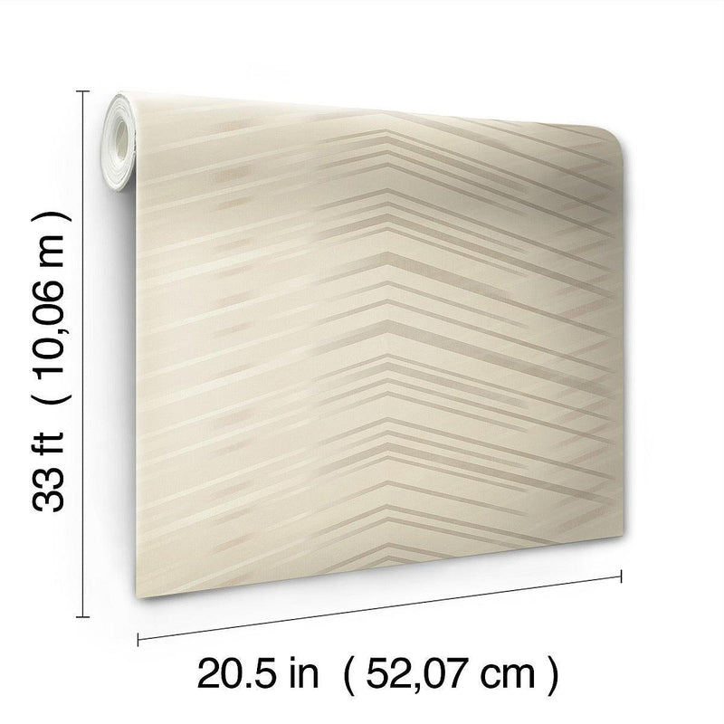 Wallpaper Glistening Chevron Wallpaper // Blonde 