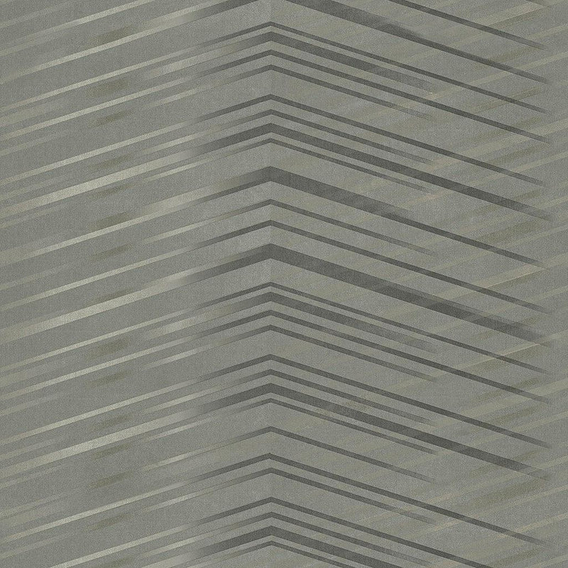 Wallpaper Glistening Chevron Wallpaper // Charcoal 