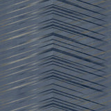 Wallpaper Glistening Chevron Wallpaper // Navy 