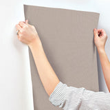 Wallpaper Gossamer Woven Wallpaper // Taupe 