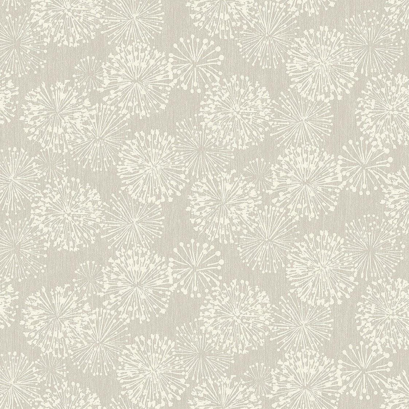 Wallpaper Grandeur Wallpaper Sample // Silver 8 x 10 