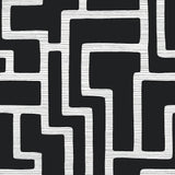 Wallpaper Graphic Polyomino Wallpaper // Black & White 
