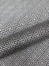 Wallpaper Grecian Geometric Wallpaper // Black 