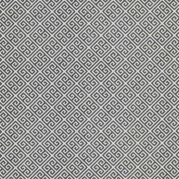 Wallpaper Grecian Geometric Wallpaper // Black 