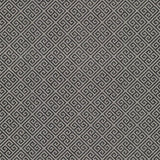 Wallpaper Grecian Geometric Wallpaper // Silver & Black 