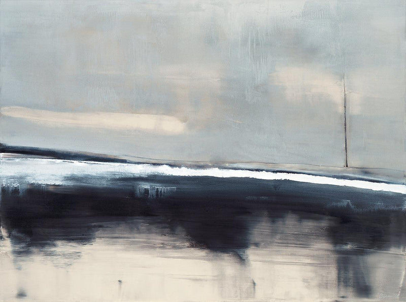 Wallpaper Grounded Wall Mural // Navy 