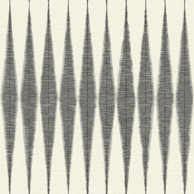 Wallpaper Handloom Wallpaper Sample // Black 8 x 10 