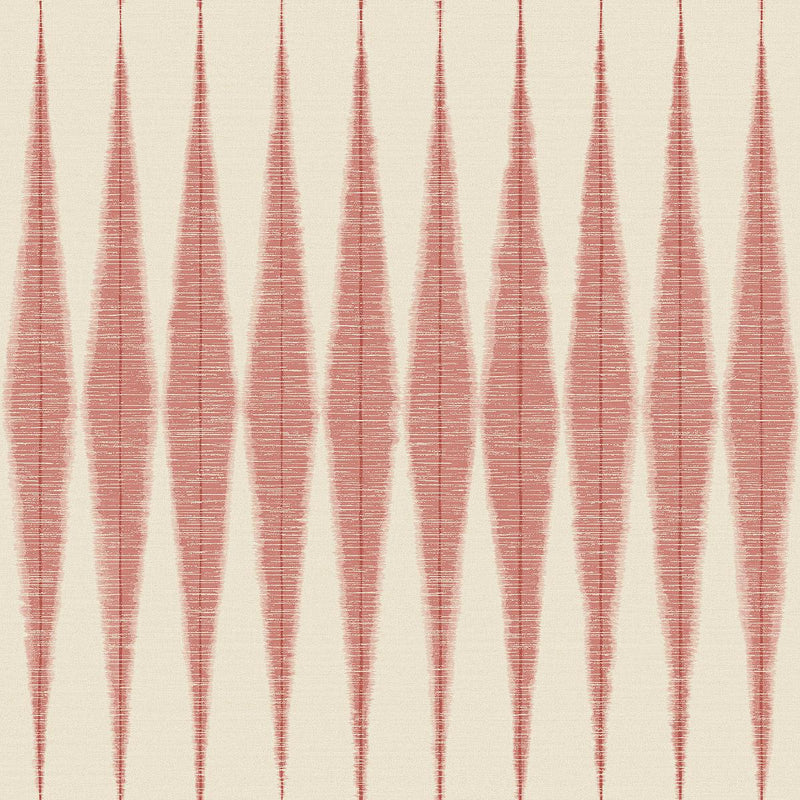 Wallpaper Handloom Wallpaper Sample // Pompian Red 8 x 10 