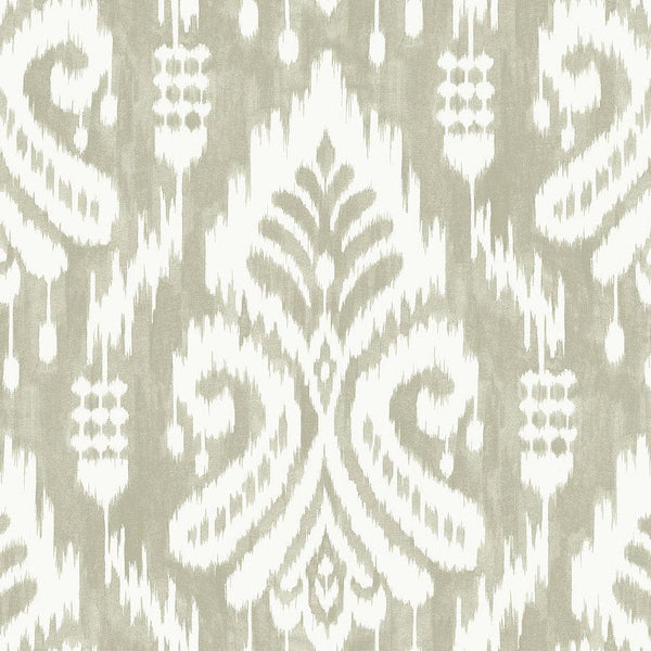 Wallpaper Hawthorne Ikat Peel & Stick Wallpaper // Off White 