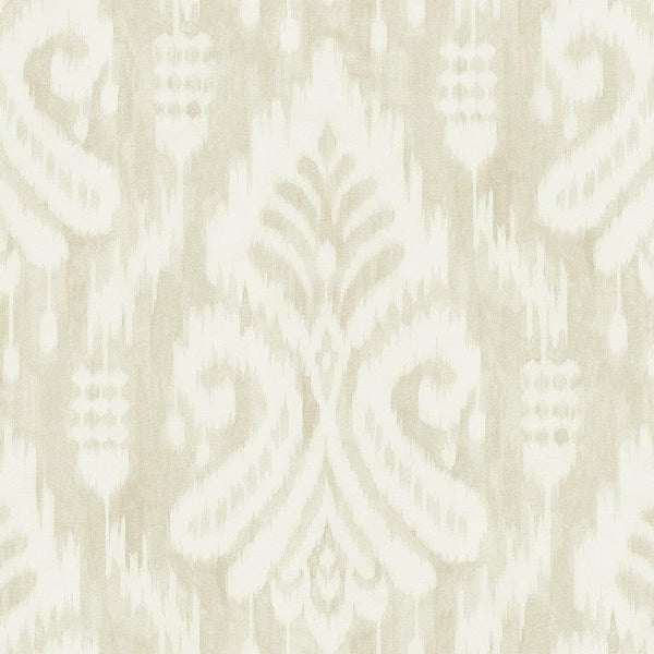 Wallpaper Hawthorne Ikat Wallpaper // Beige 