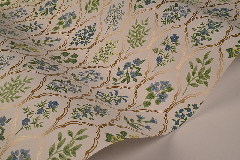 Wallpaper Hawthorne Wallpaper // Blue & Green 