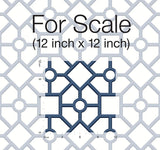 Wallpaper Hedgerow Trellis Peel & Stick Wallpaper // Navy 