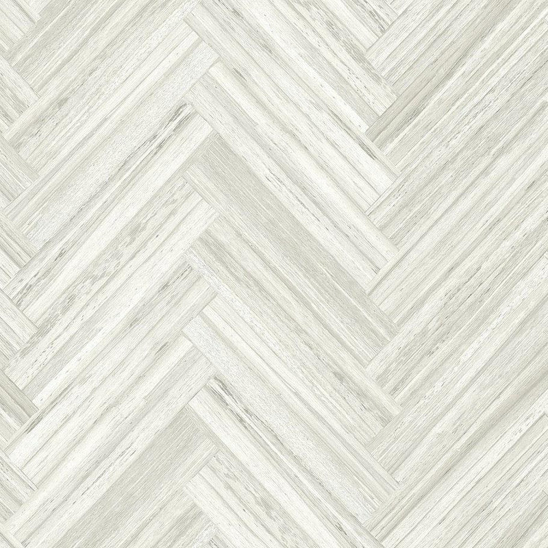 Wallpaper Hermosa Herringbone Peel & Stick Wallpaper Sample // Beige 8 x 10 