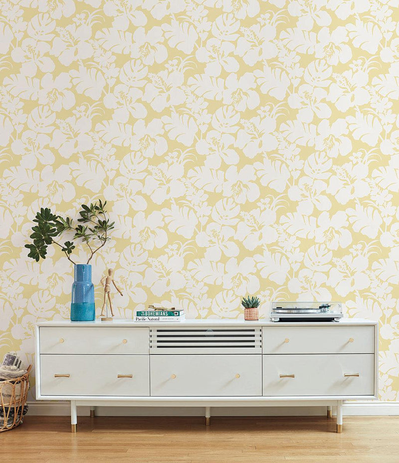 Wallpaper Hibiscus Arboretum Wallpaper // Yellow 