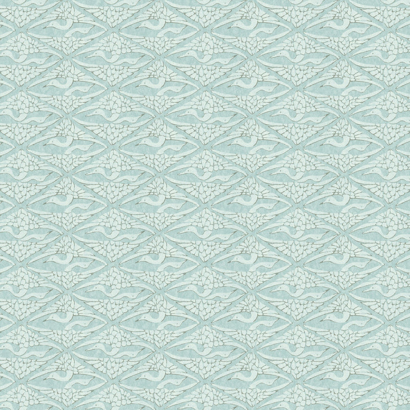 Wallpaper High Society Wallpaper // Blue 