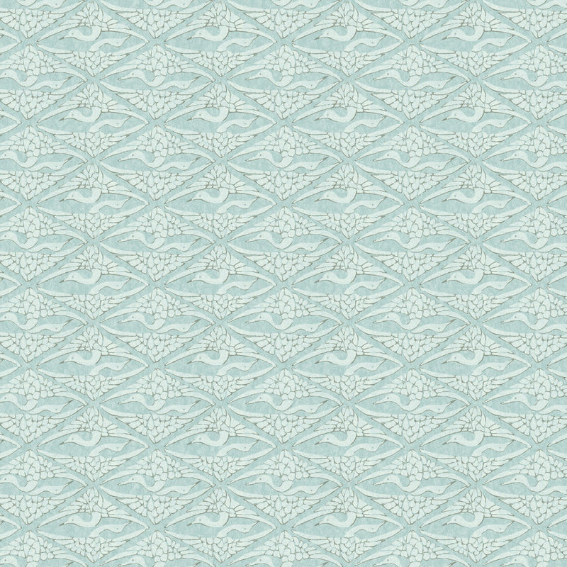 Wallpaper High Society Wallpaper Sample // Blue 8 x 10 