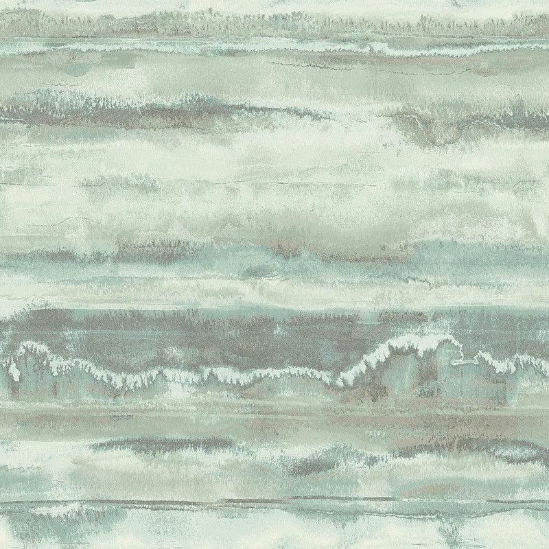 Wallpaper High Tide Wallpaper Sample // Blue 8 x 10 