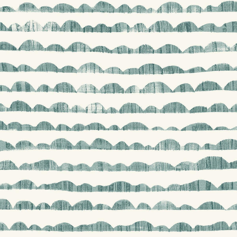 Wallpaper Hill & Horizon Wallpaper Sample // Blue 8 x 10 