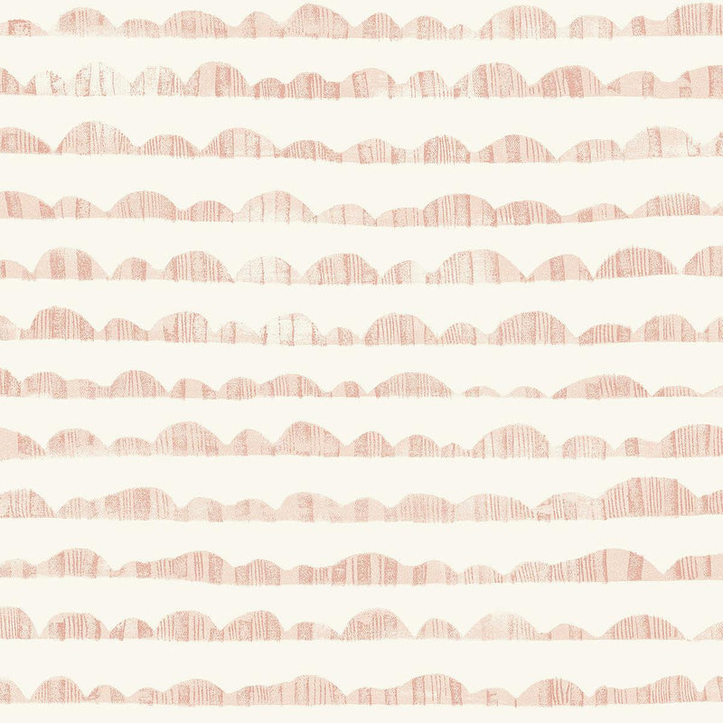 Wallpaper Hill & Horizon Wallpaper Sample // Pink 8 x 10 