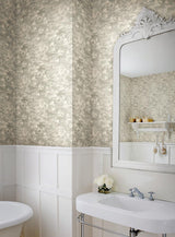 Wallpaper Homestead Wallpaper // Grey & Off White 