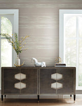 Wallpaper Horizontal Dry Brush Wallpaper // Taupe 