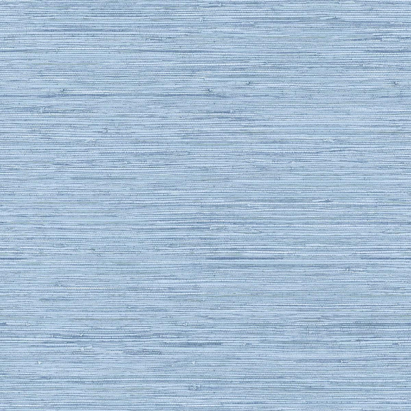 Wallpaper Horizontal Grasscloth Wallpaper // Light Blue 